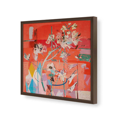 [Color:Espresso], Picture of art in a Espresso frame of the corner