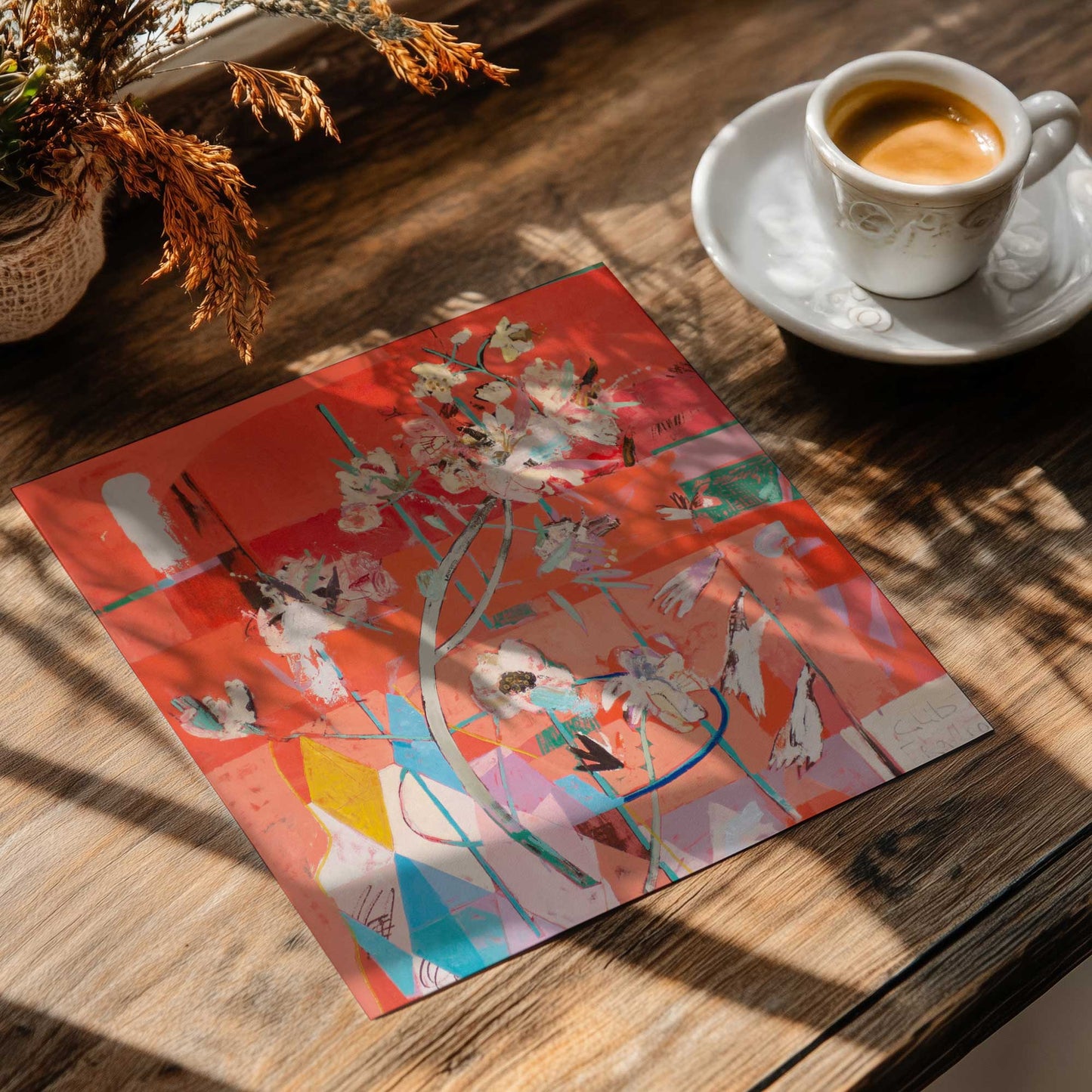 [Color:Rolled Print], Picture of close up of art