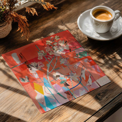 [Color:Rolled Print], Picture of close up of art
