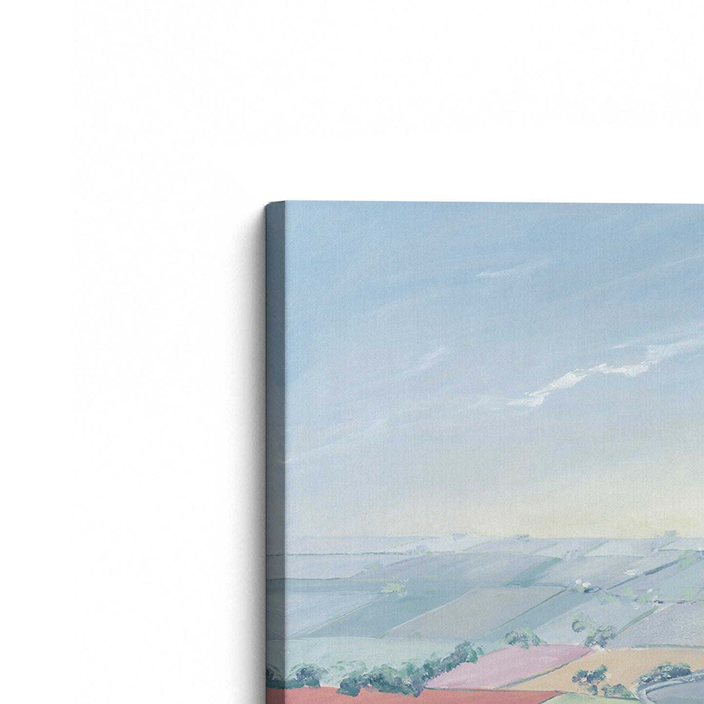 [Color:Stretched Canvas], Picture of the corner of the art