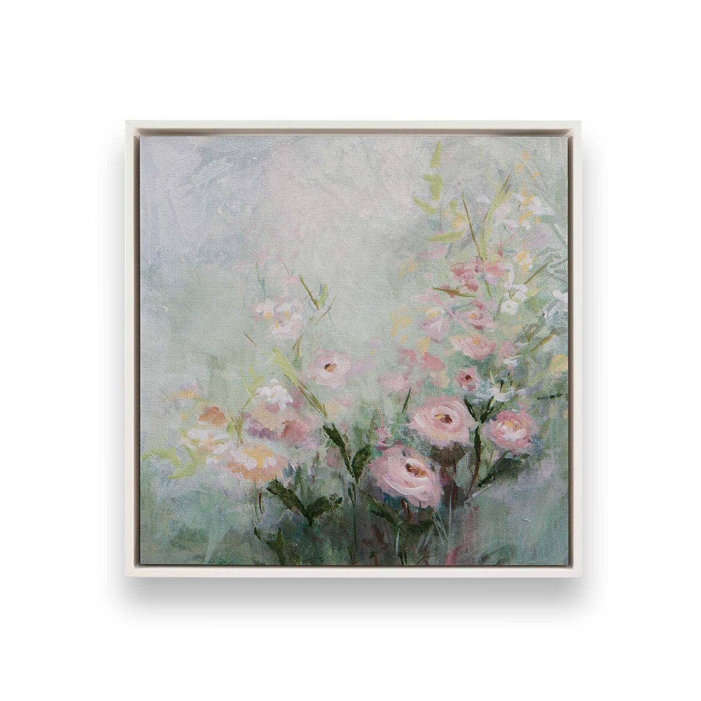 [Color:Opaque White], Picture of art in a White frame