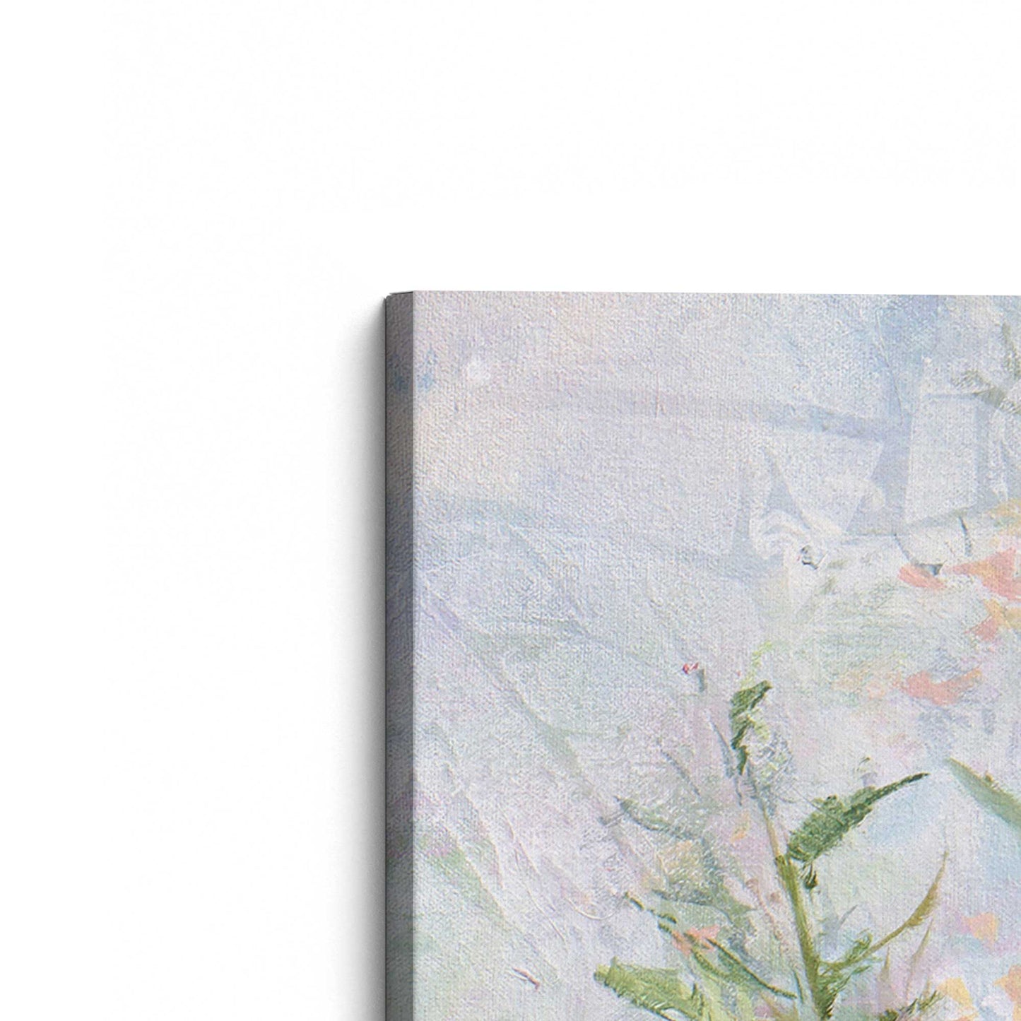 [Color:Stretched Canvas], Picture of the corner of the art