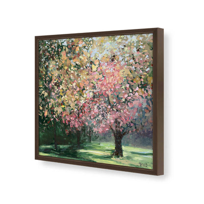 [Color:Espresso], Picture of art in a Espresso frame of the corner
