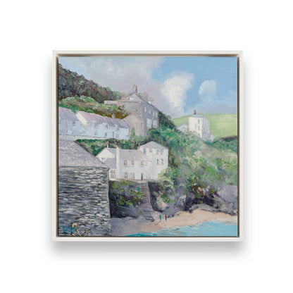 [Color:Opaque White], Picture of art in a White frame