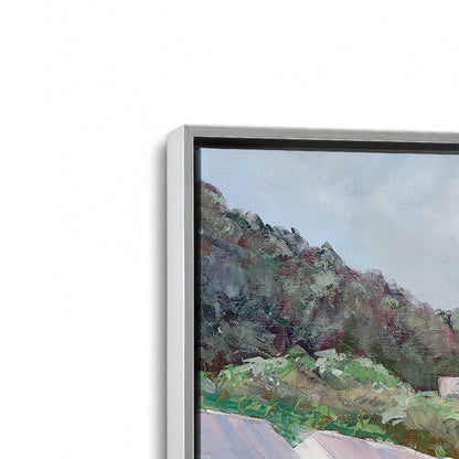 [Color:Polished Chrome], Picture of art in a Polished Chrome frame at an angle