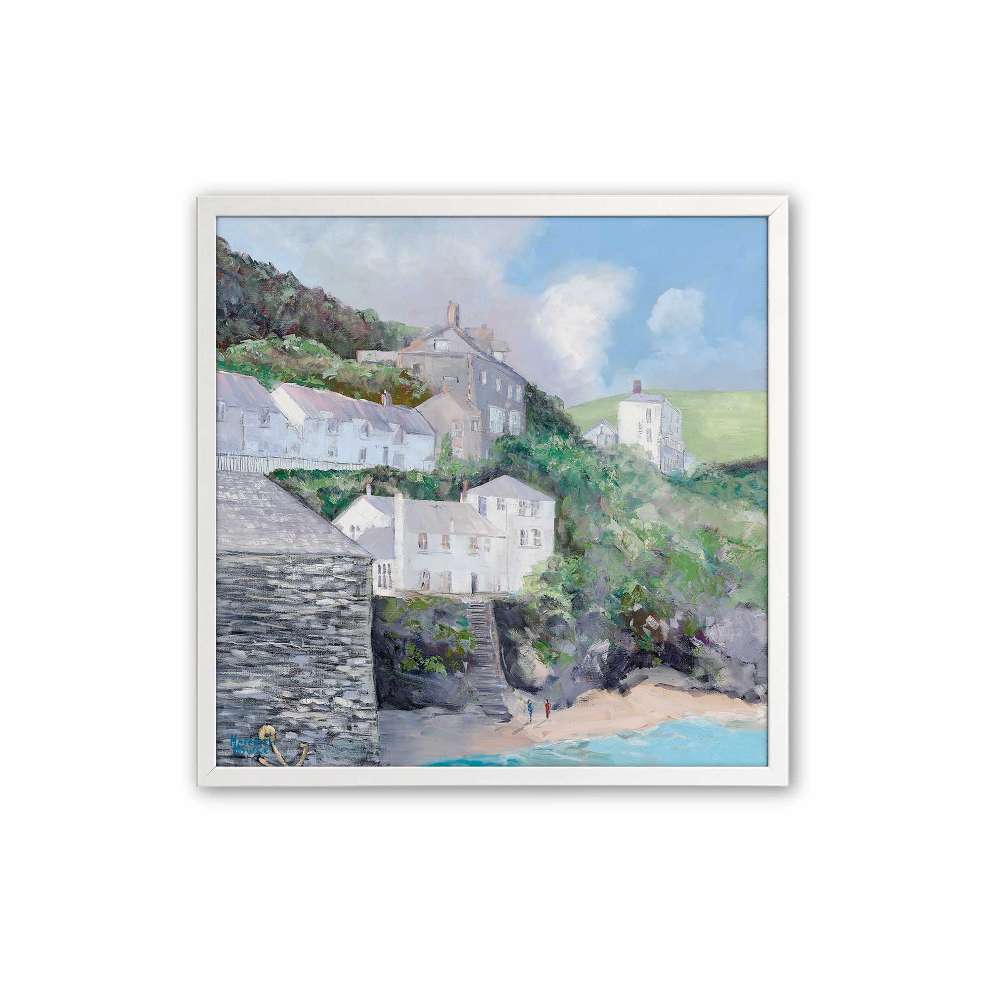 [Color:Opaque White], Picture of art in a Opaque White frame