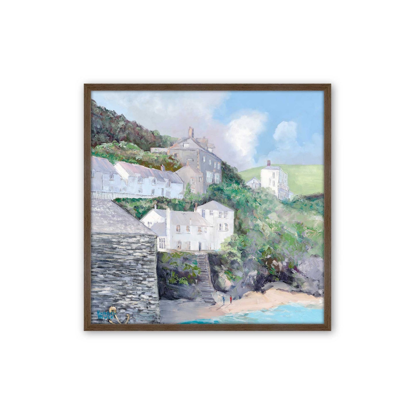 [Color:Walnut], Picture of art in a Walnut frame
