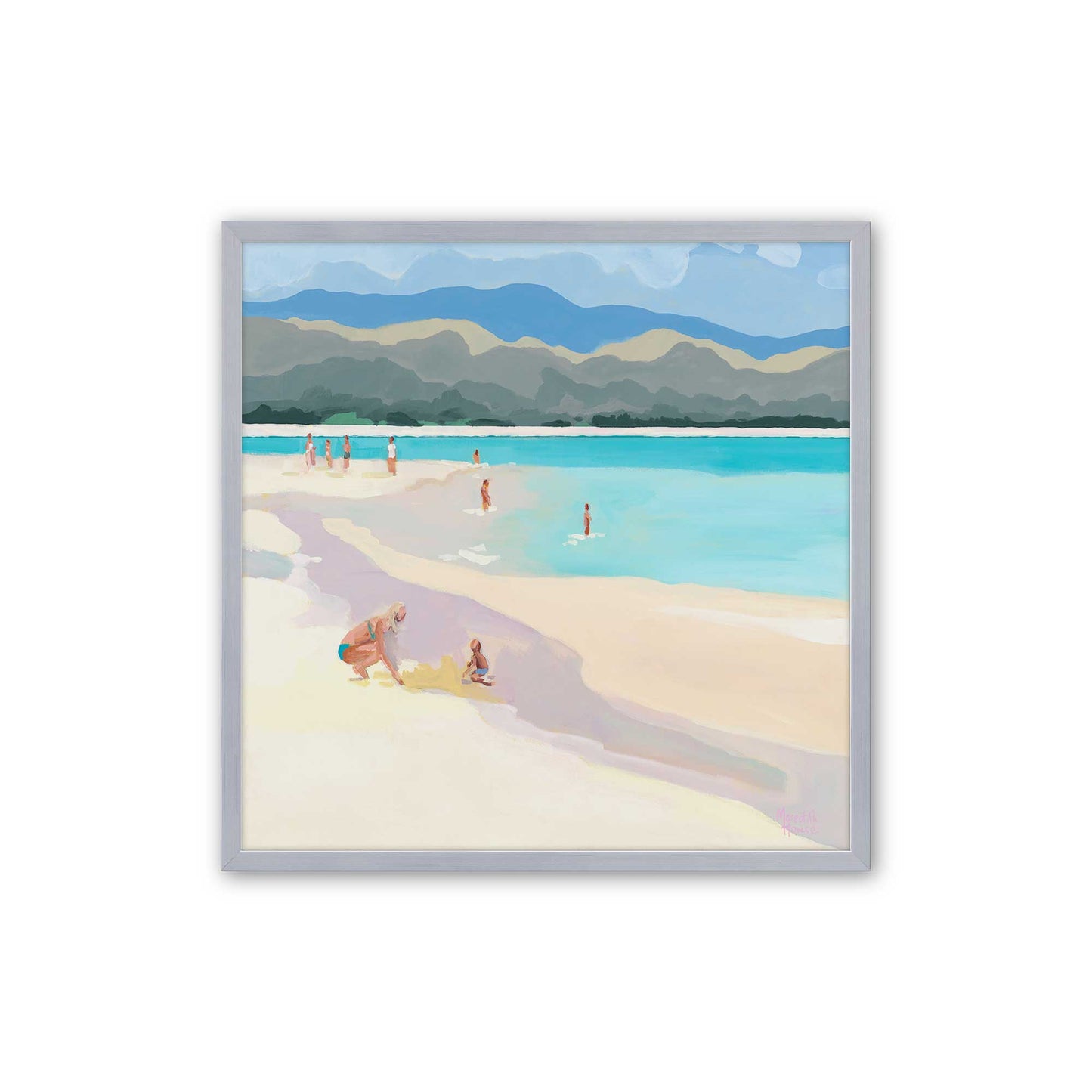 [Color:Polished Chrome], Picture of art in a Polished Chrome frame