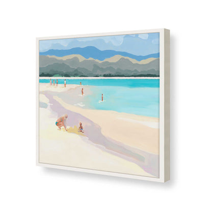 [Color:Opaque White], Picture of art in a Opaque White frame of the corner