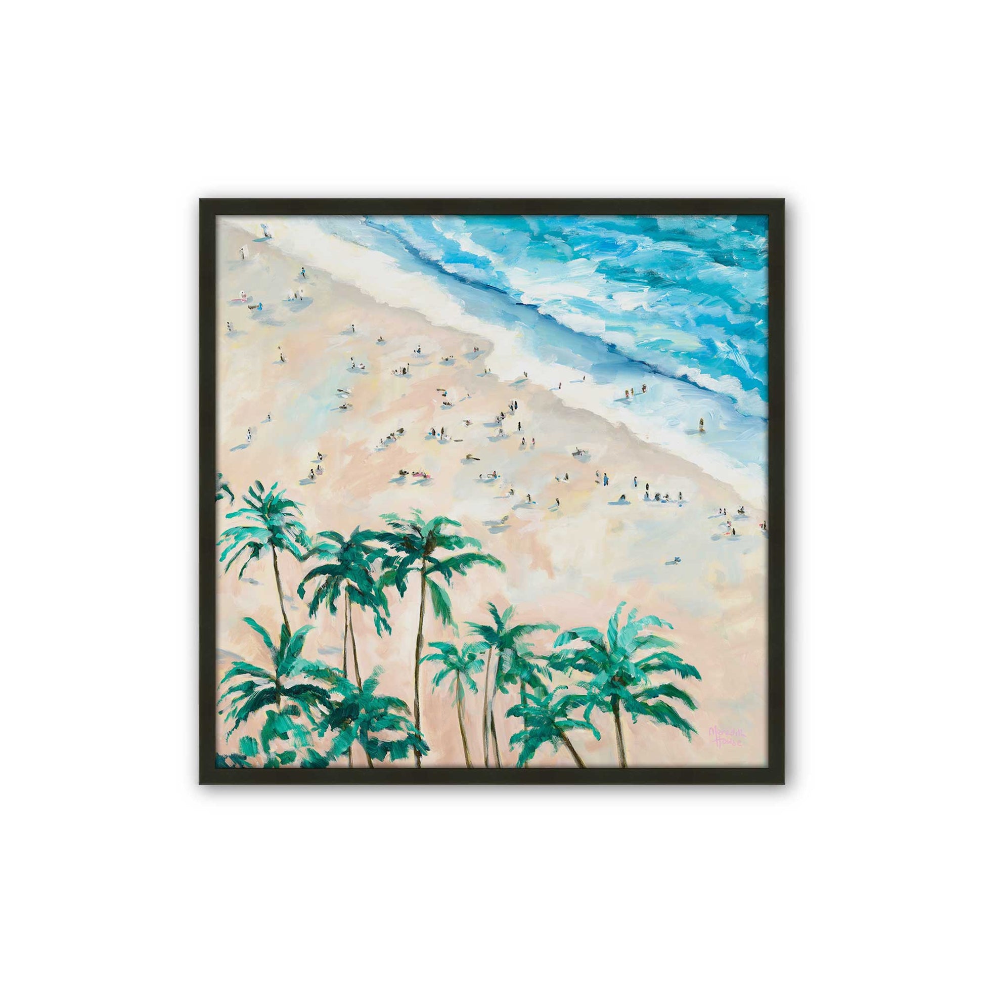 [Color:Satin Black], Picture of art in a Satin Black frame