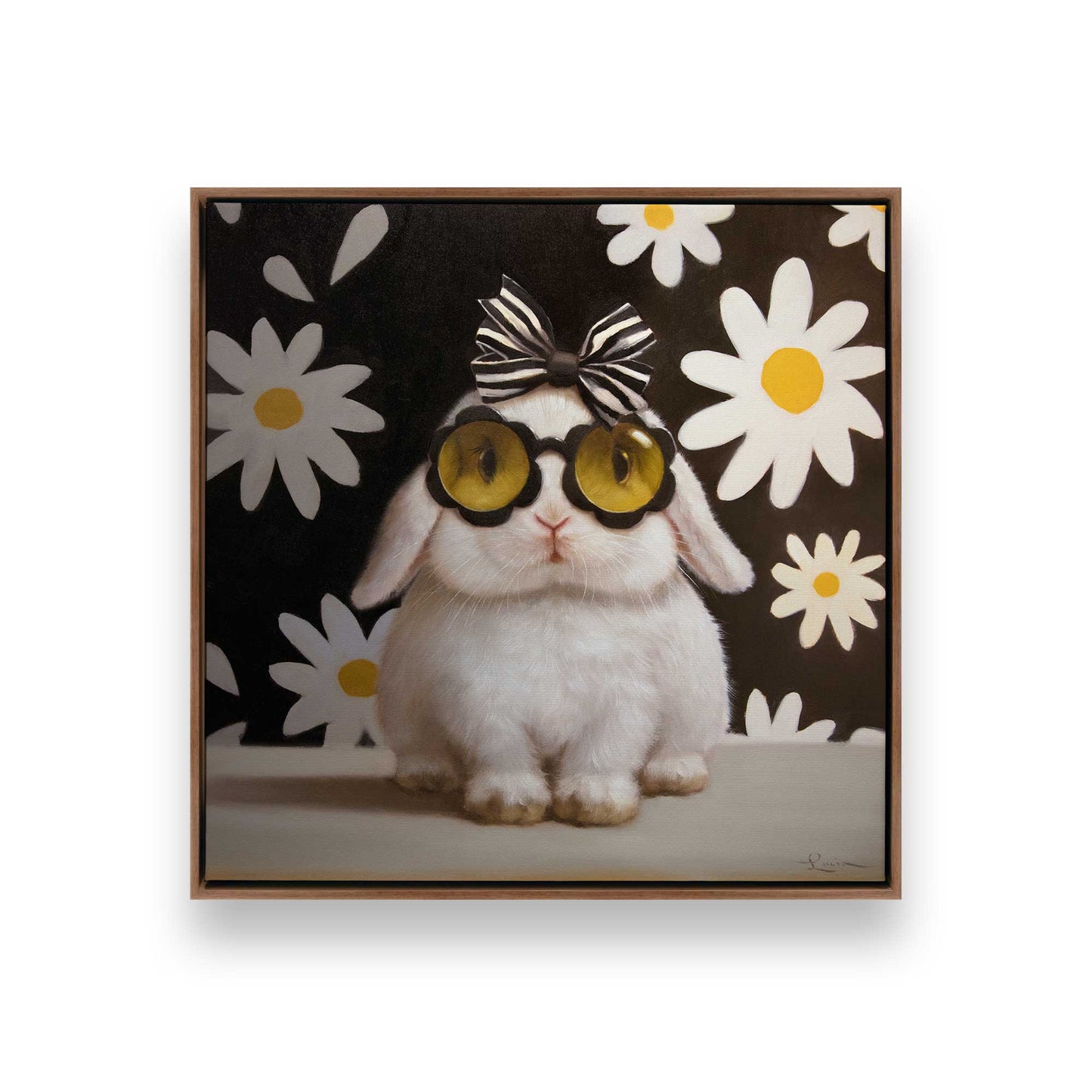 [Color:Walnut], Picture of art in a Walnut frame