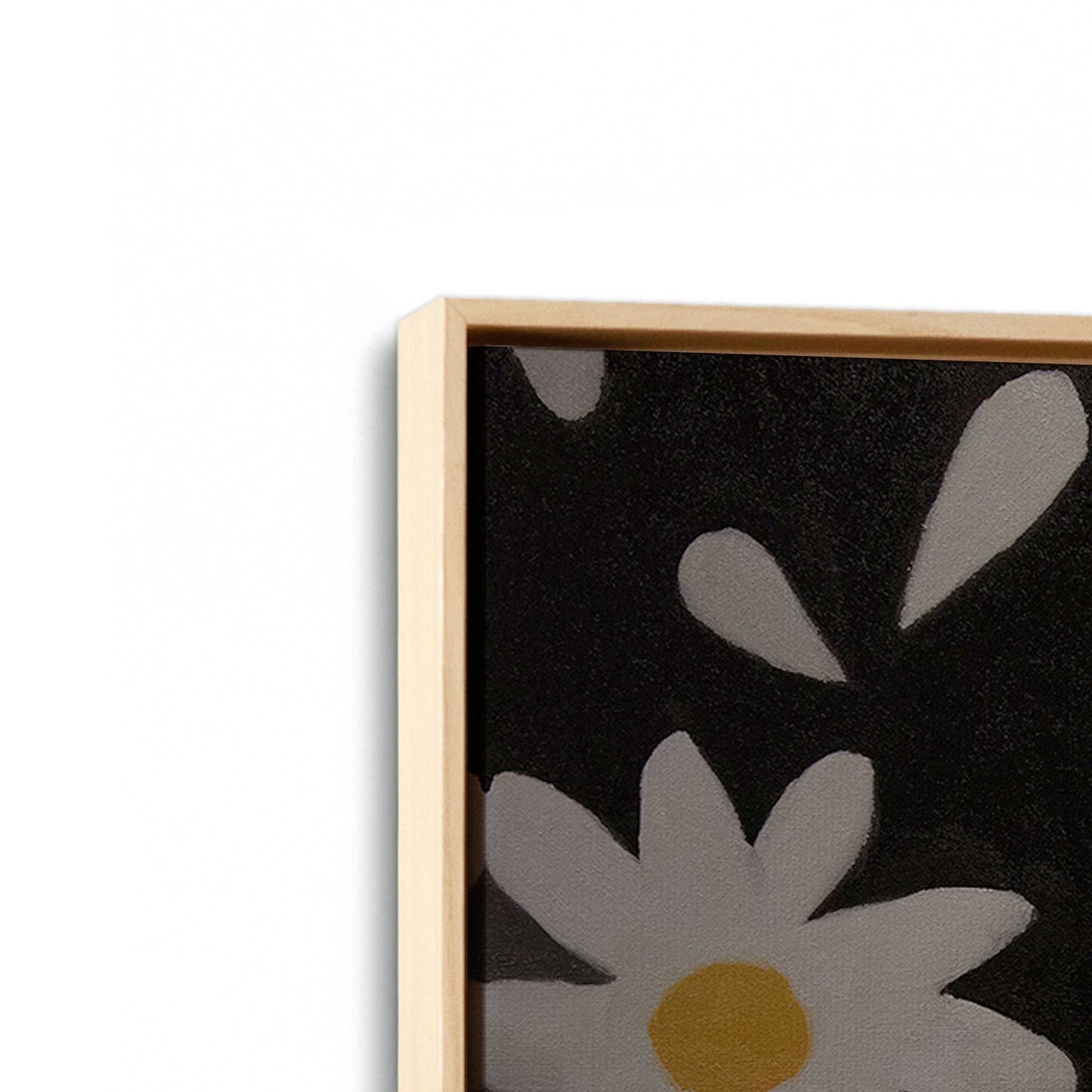 [Color:American Maple], Picture of art in a American Maple frame at an angle