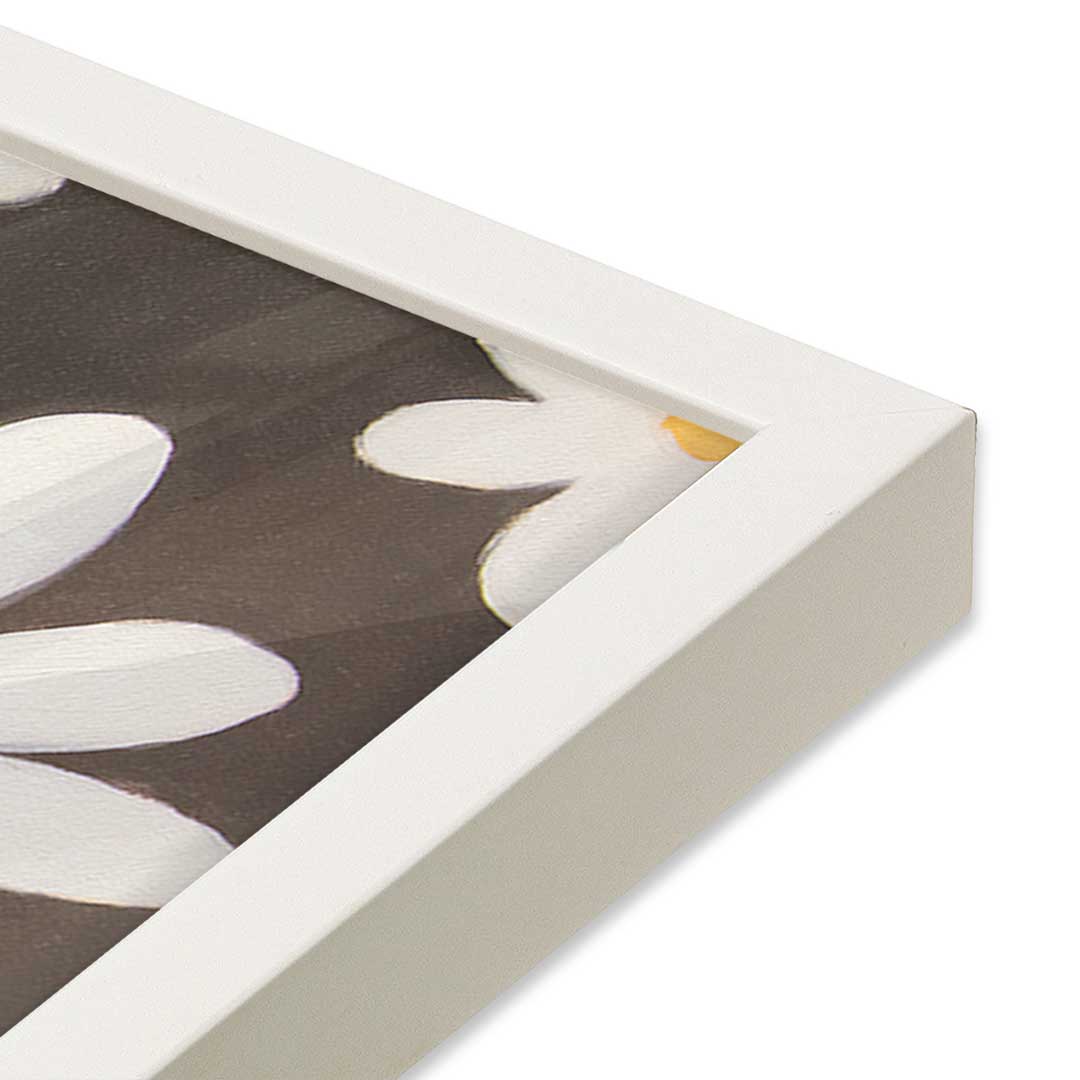 [Color:Opaque White], Picture of art in a Opaque White frame at an angle
