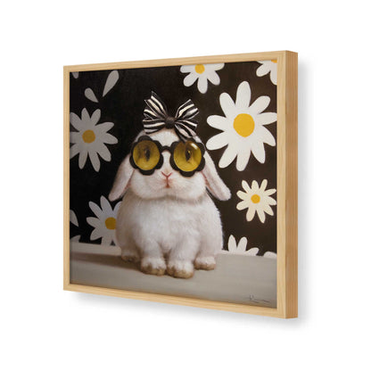 [Color:American Maple], Picture of art in a American Maple frame of the corner