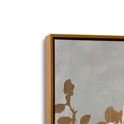 [Color:Polished Gold], Picture of art in a Polished Gold frame at an angle