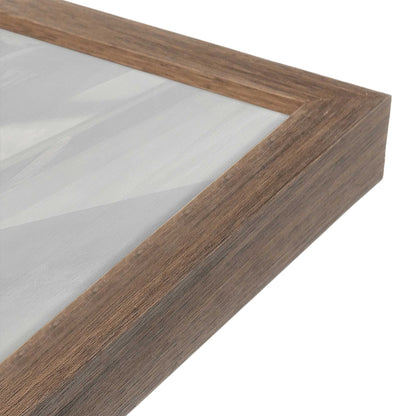 [Color:Walnut], Picture of art in a Walnut frame at an angle