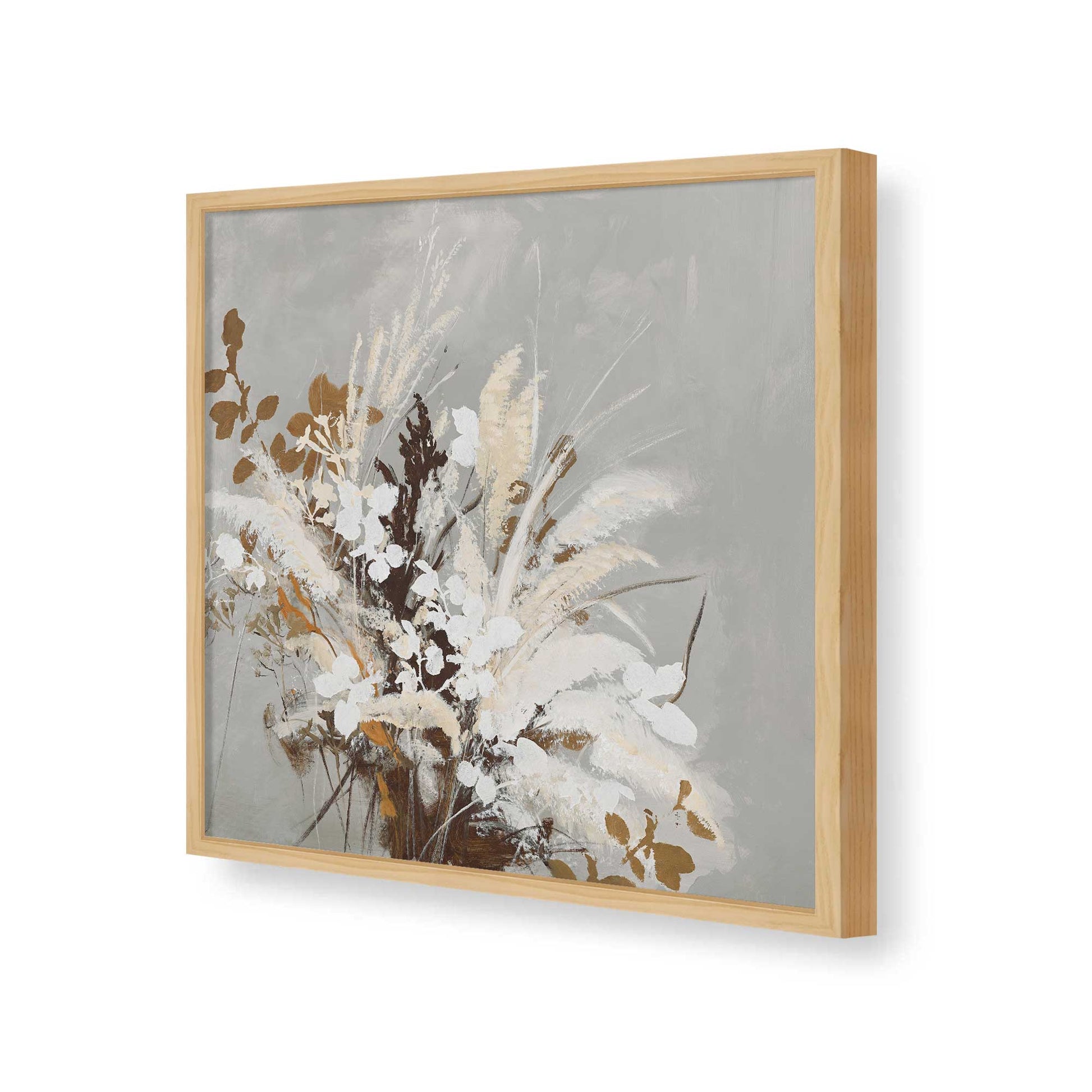 [Color:American Maple], Picture of art in a American Maple frame of the corner