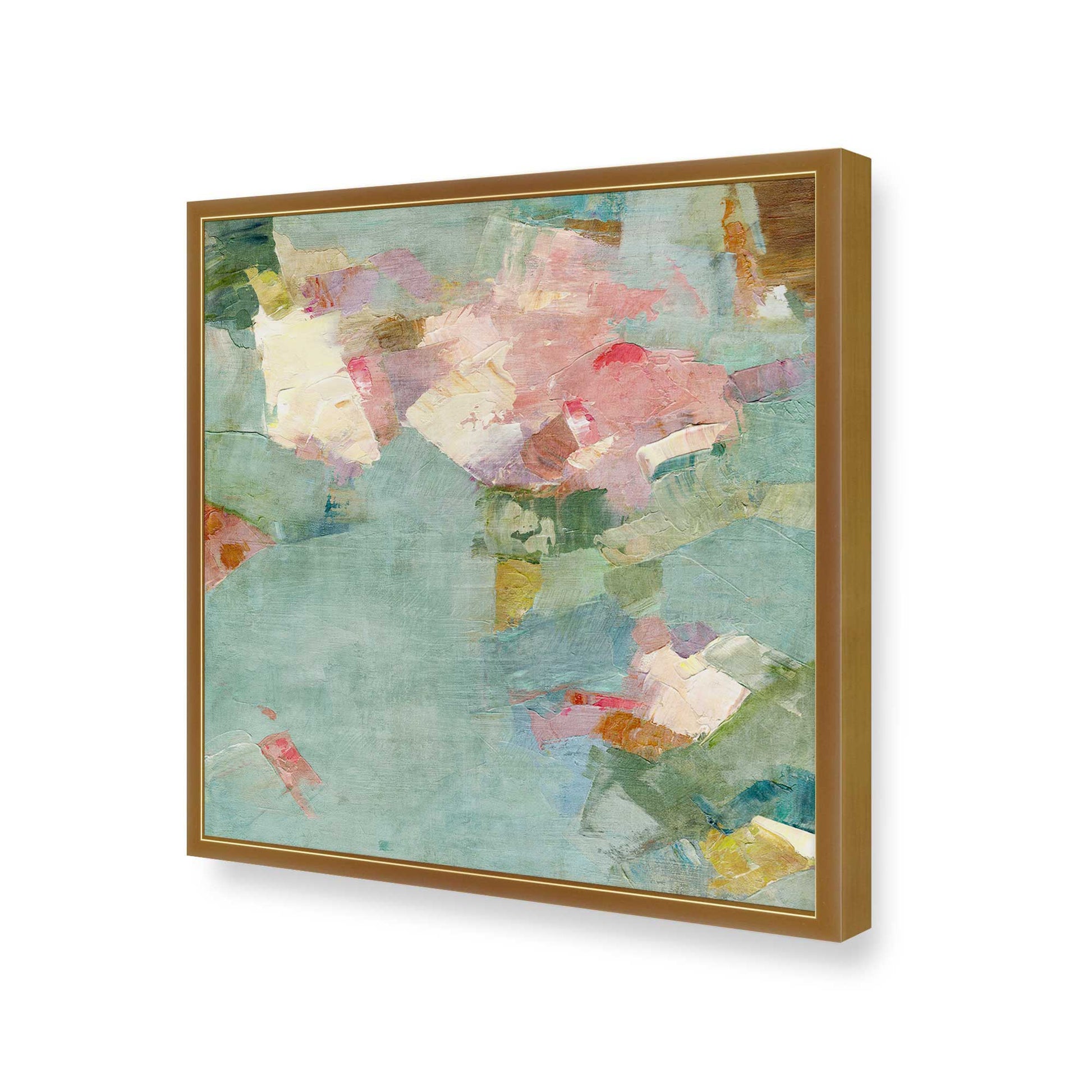 [Color:Polished Gold], Picture of art in a Polished Gold frame of the corner