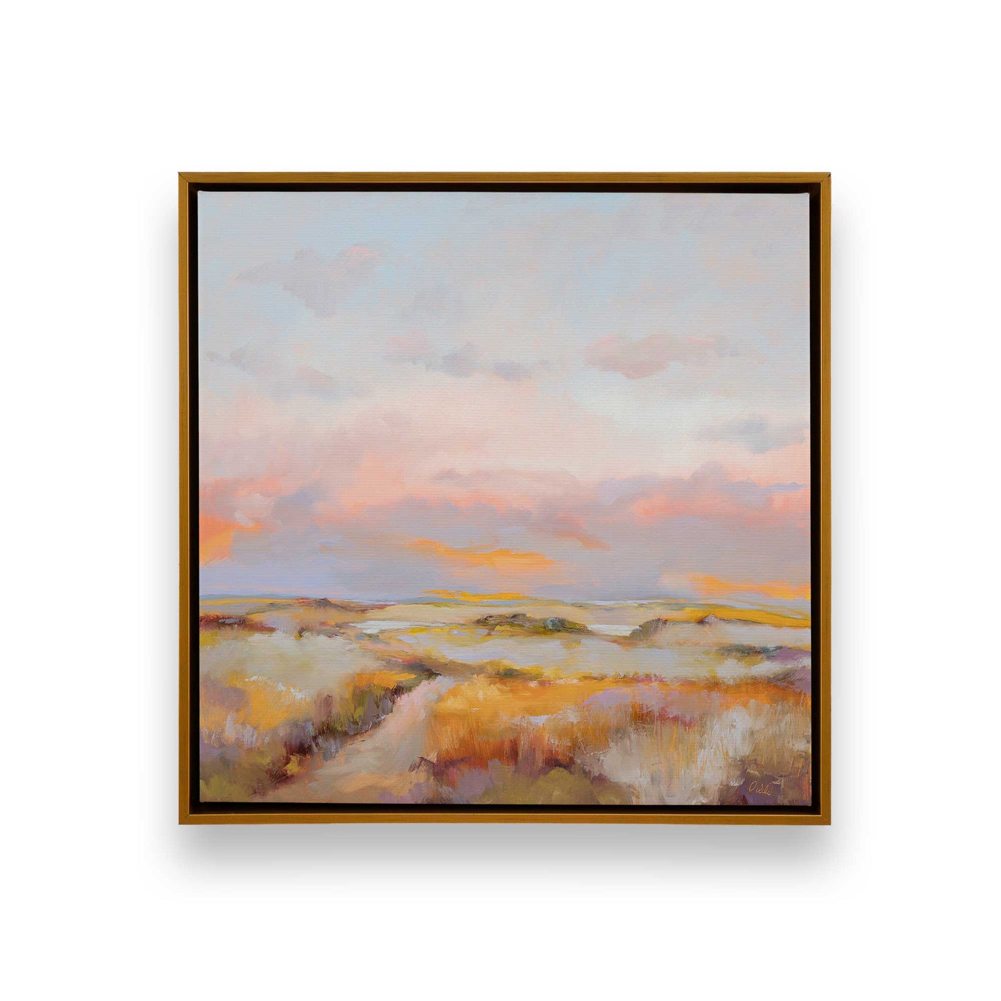 [Color:Polished Gold], Picture of art in a Polished Gold frame
