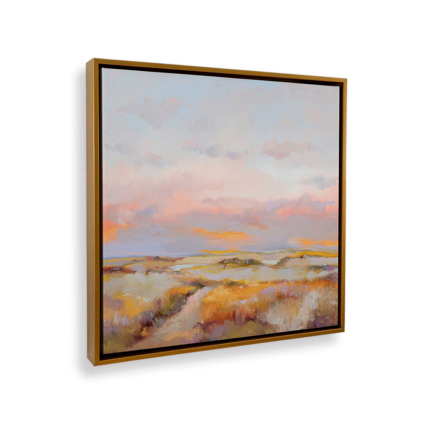 [Color:Polished Gold], Picture of the corner of the art