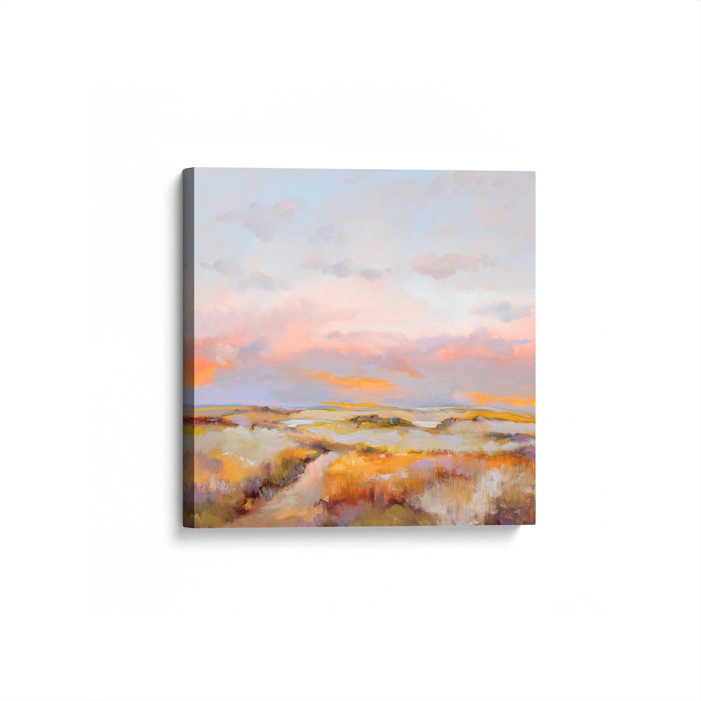 [Color:Stretched Canvas], Picture of art at an angle