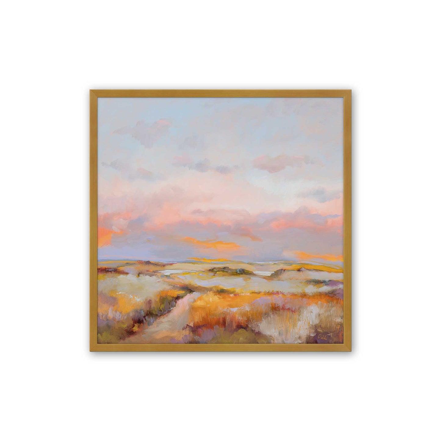 [Color:Polished Gold], Picture of art in a Polished Gold frame