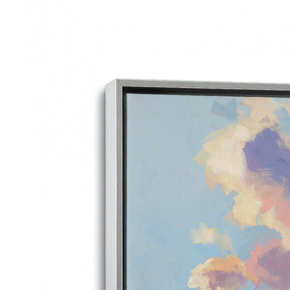 [Color:Polished Chrome], Picture of art in a Polished Chrome frame at an angle
