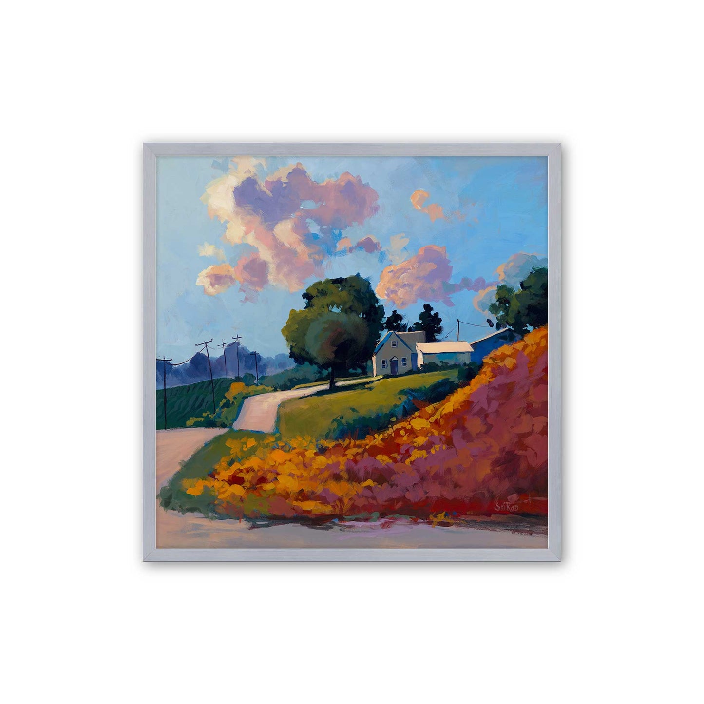 [Color:Polished Chrome], Picture of art in a Polished Chrome frame