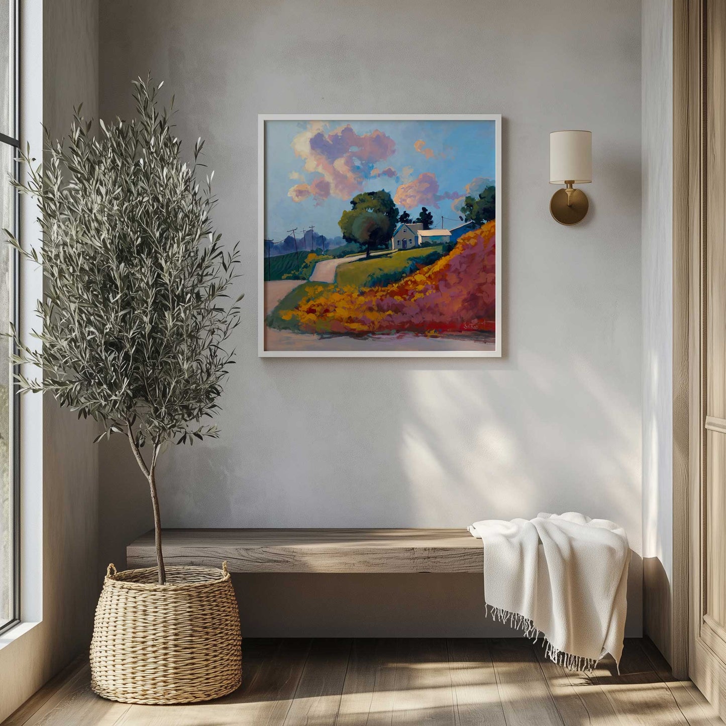 Picture of art in a room