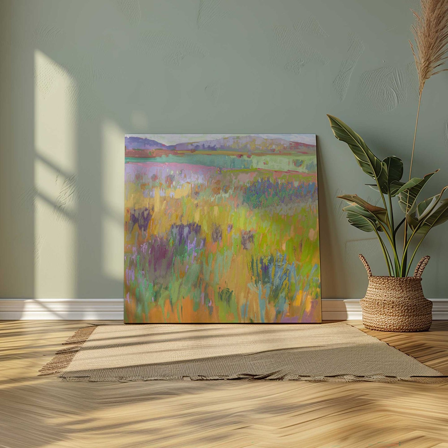 Picture of art in a room
