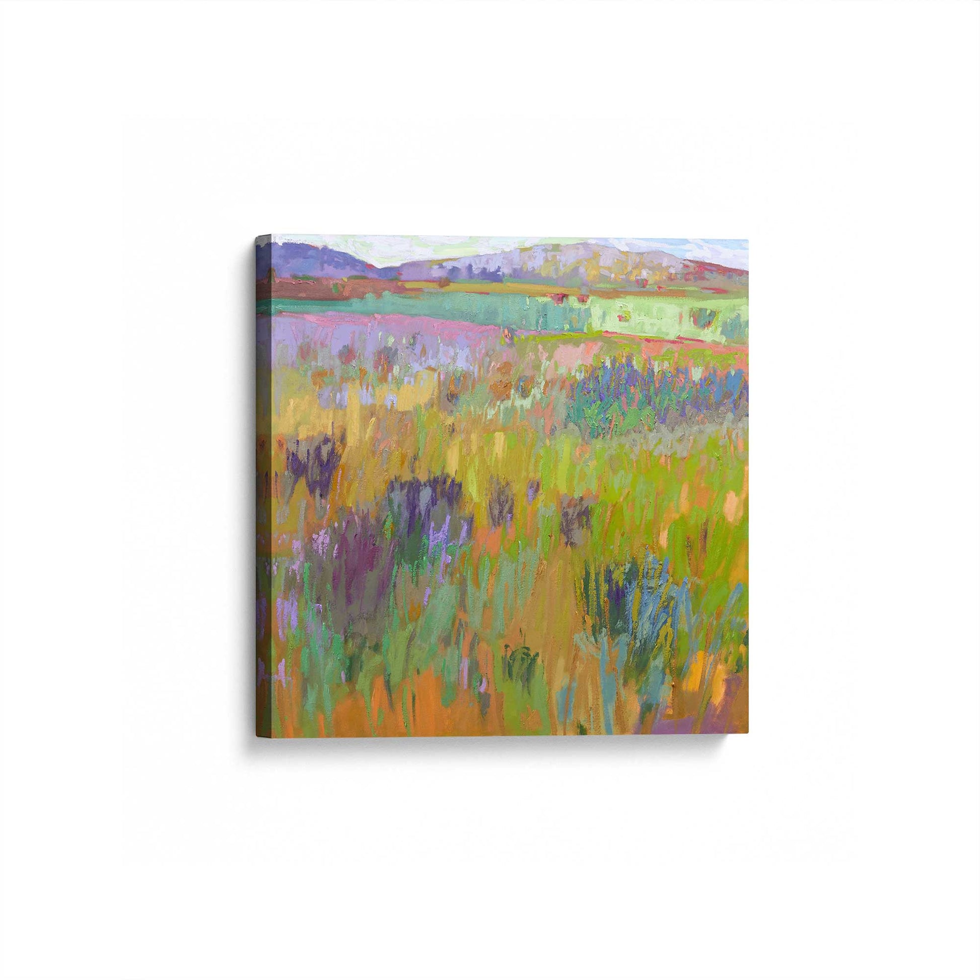 [Color:Stretched Canvas], Picture of art at an angle