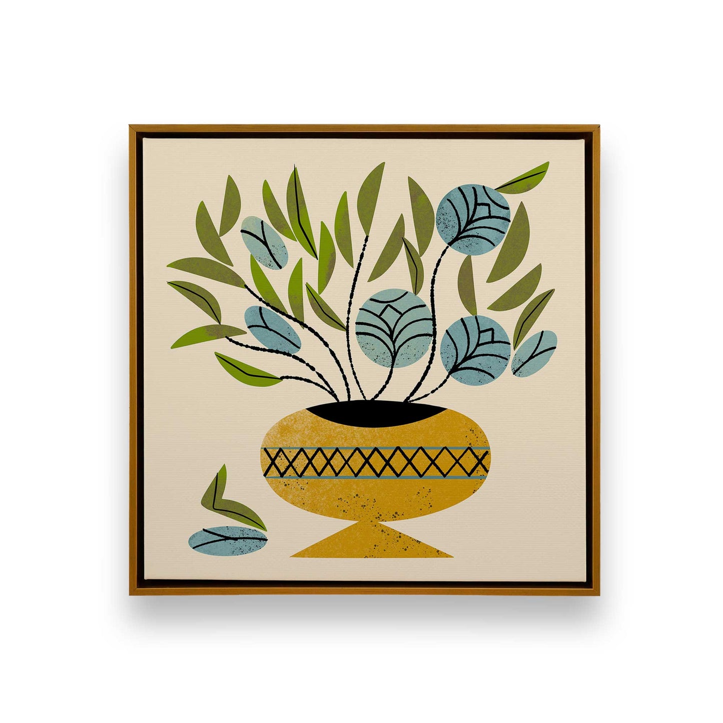 [Color:Polished Gold], Picture of art in a Polished Gold frame