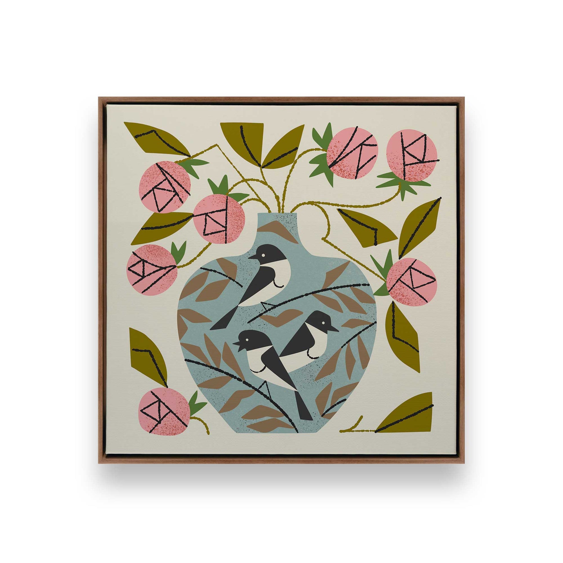 [Color:Walnut], Picture of art in a Walnut frame