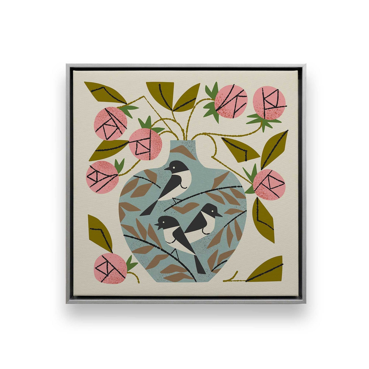[Color:Polished Chrome], Picture of art in a Polished Chrome frame