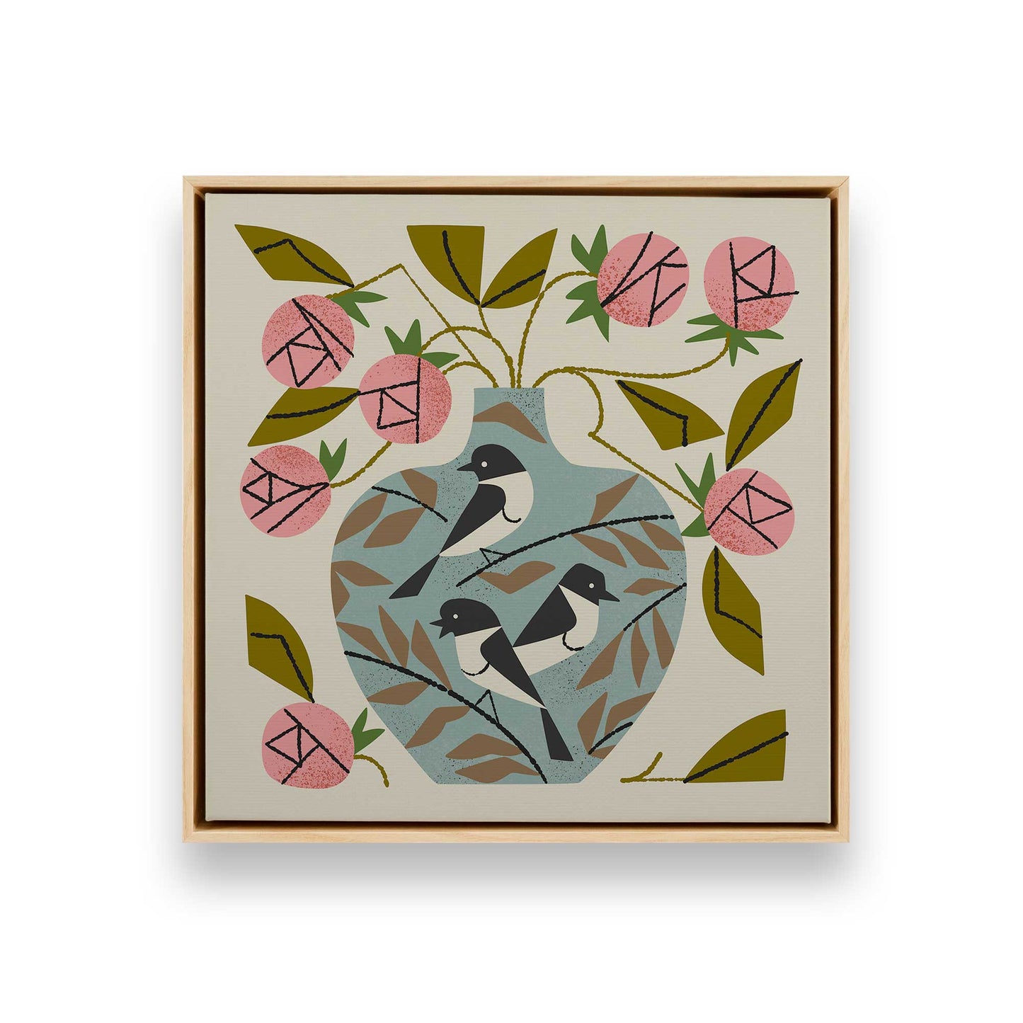 [Color:American Maple], Picture of art in a American Maple frame