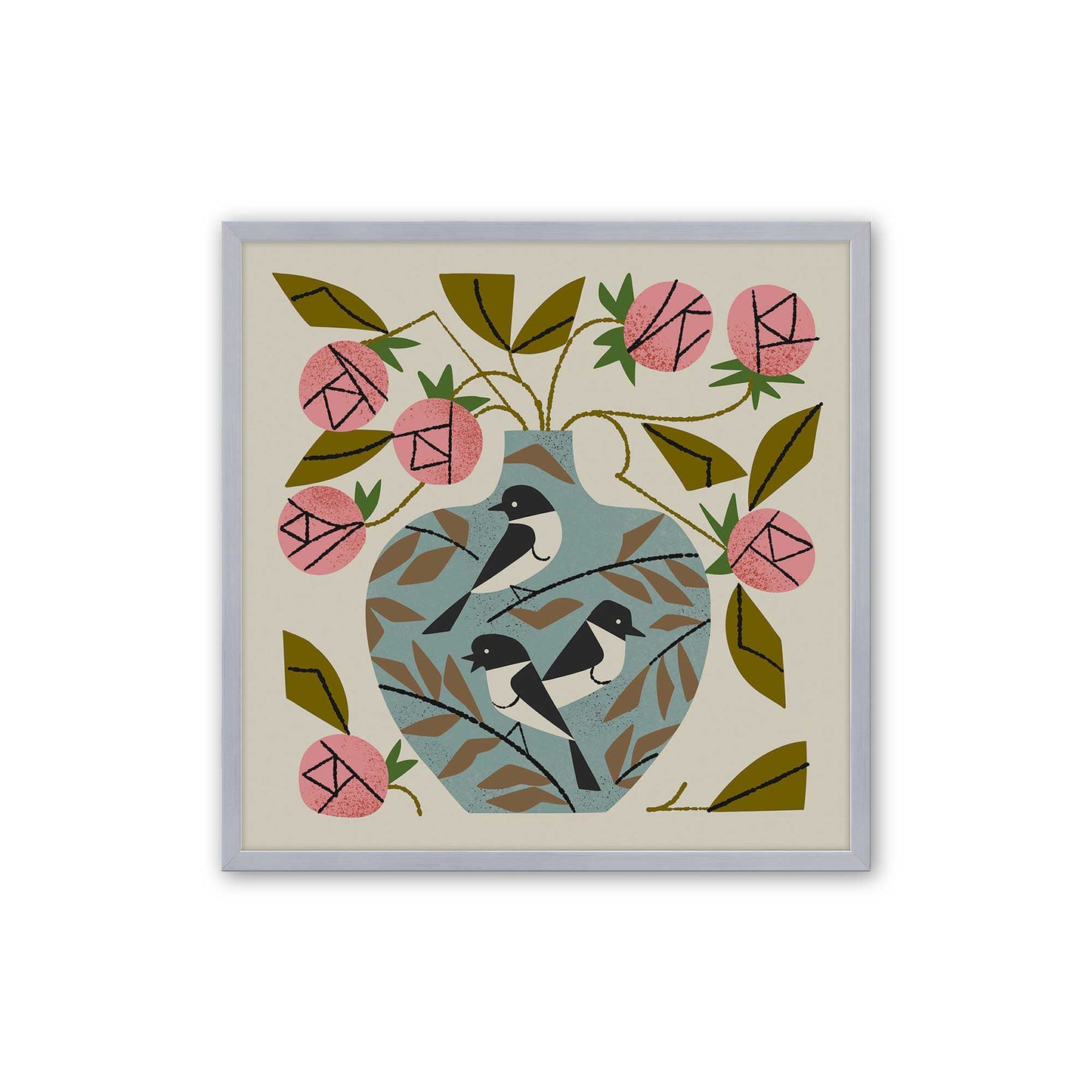 [Color:Polished Chrome], Picture of art in a Polished Chrome frame