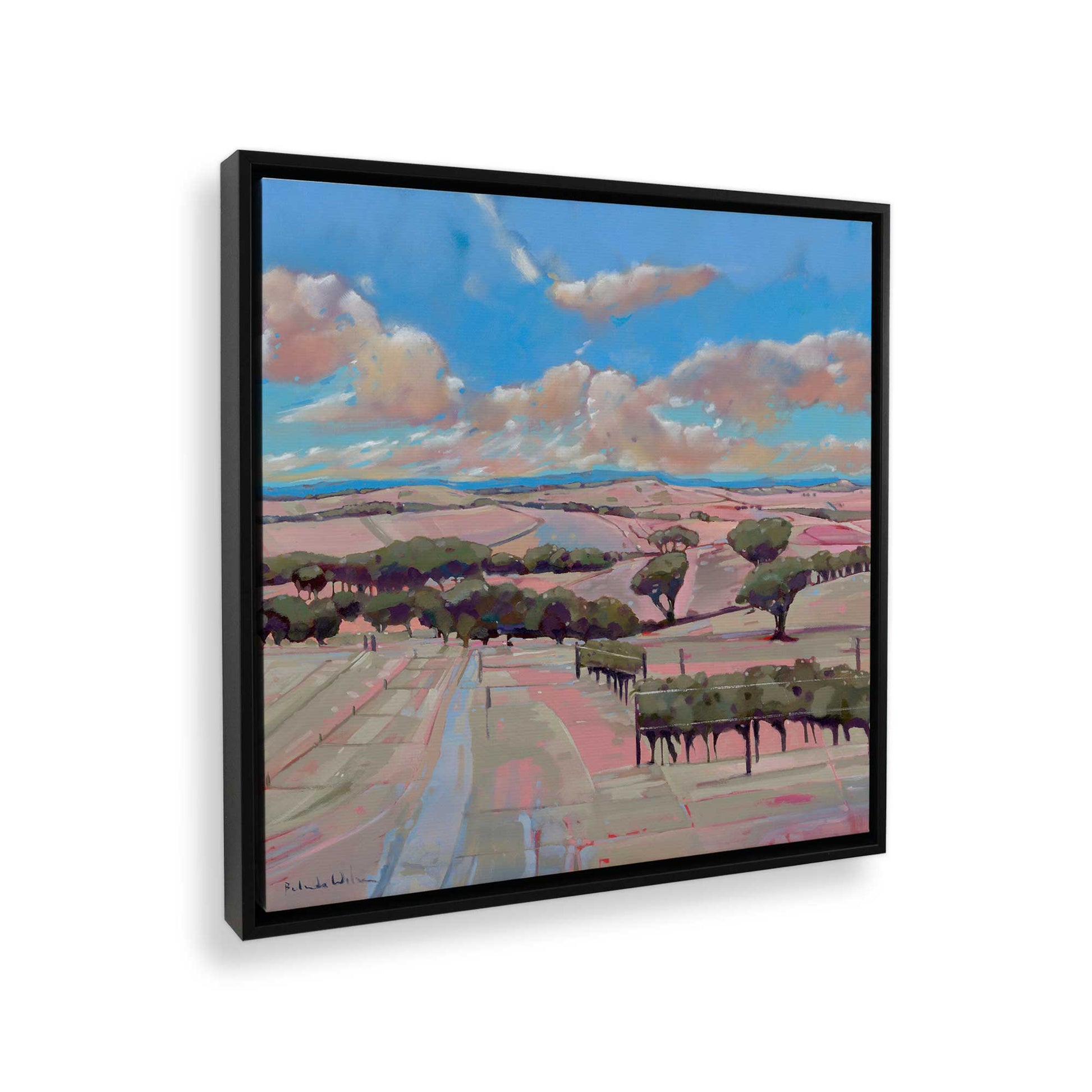 [Color:Satin Black], Picture of the corner of the art