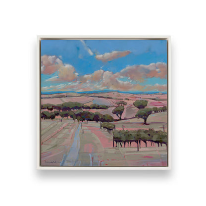 [Color:Opaque White], Picture of art in a White frame