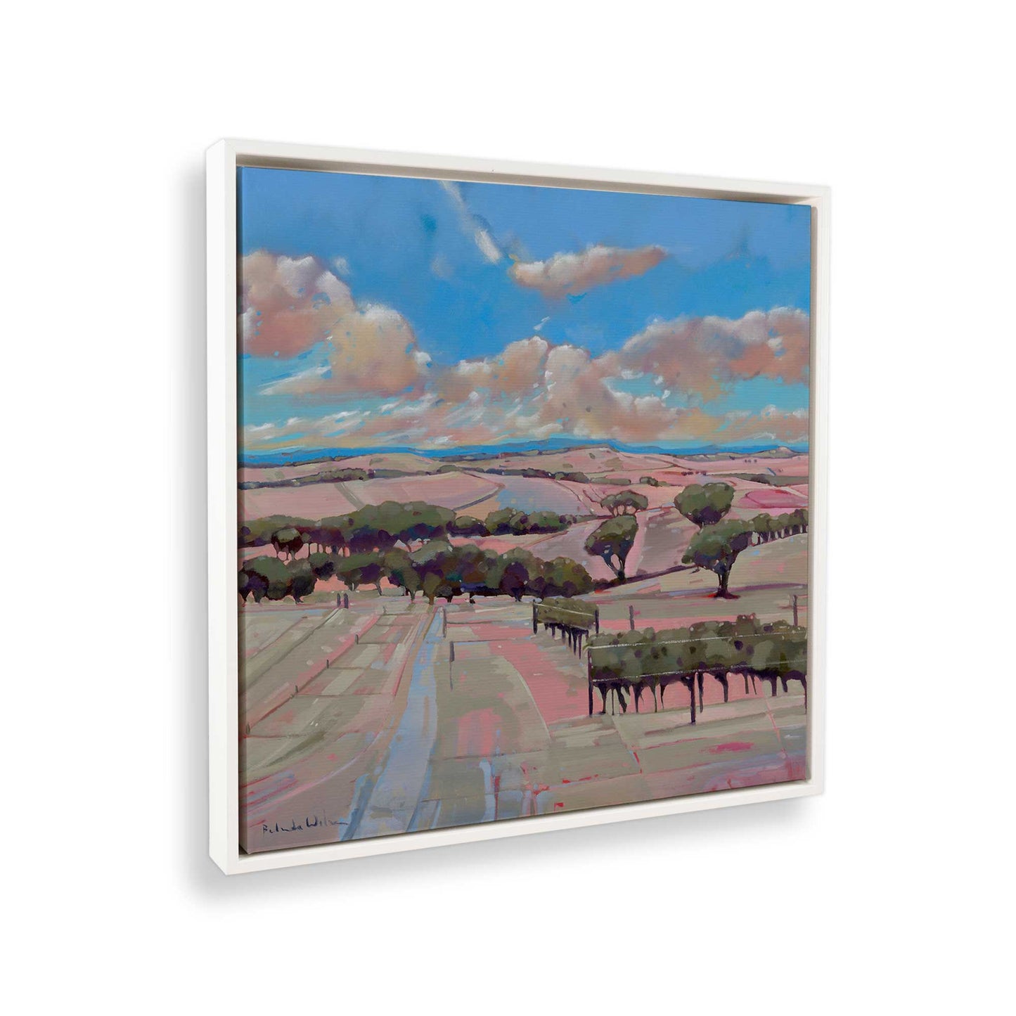 [Color:Opaque White], Picture of the corner of the art