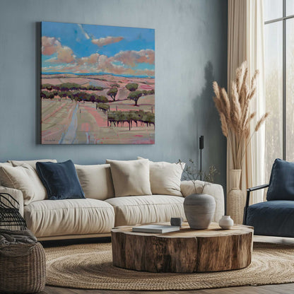 Picture of art in a room