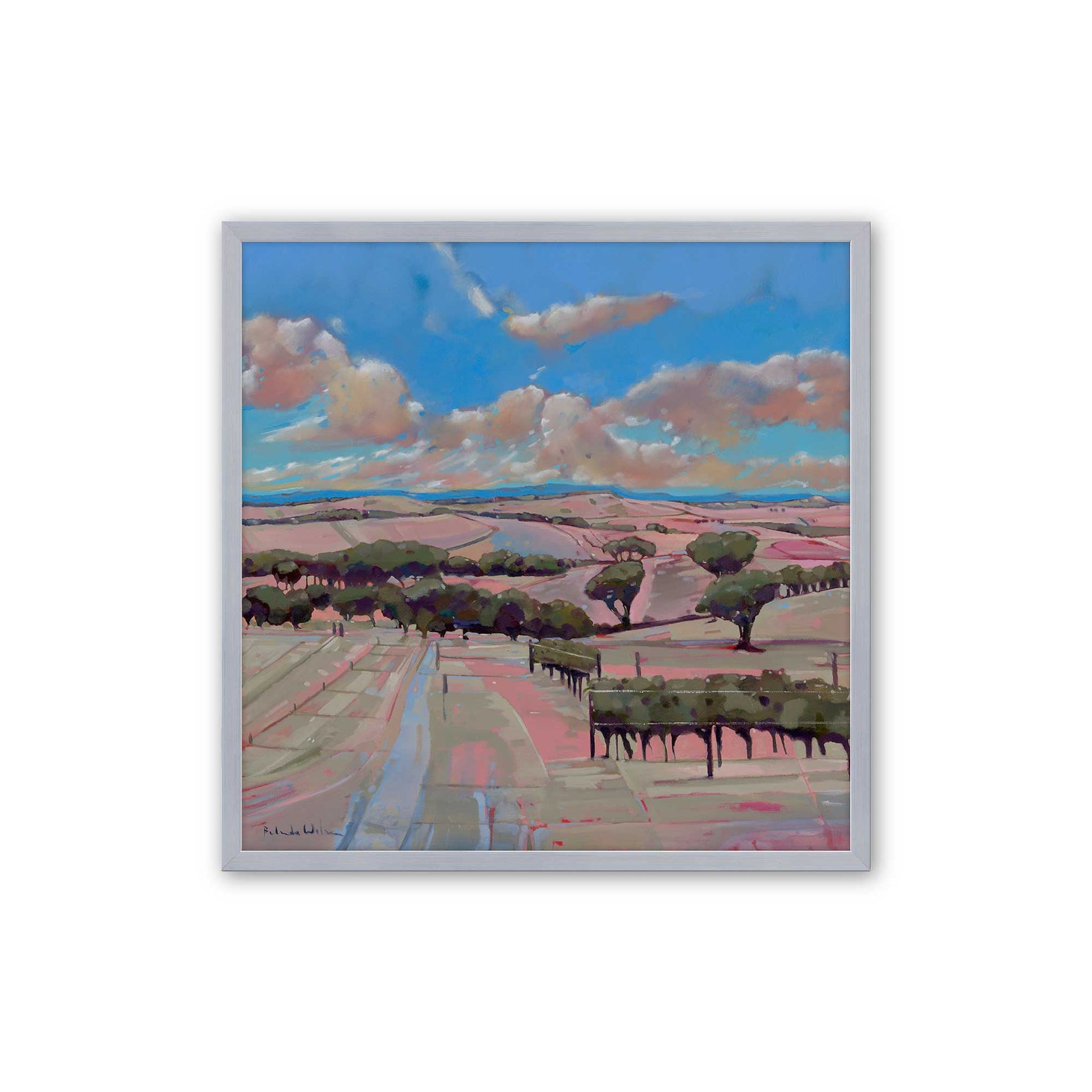 [Color:Polished Chrome], Picture of art in a Polished Chrome frame
