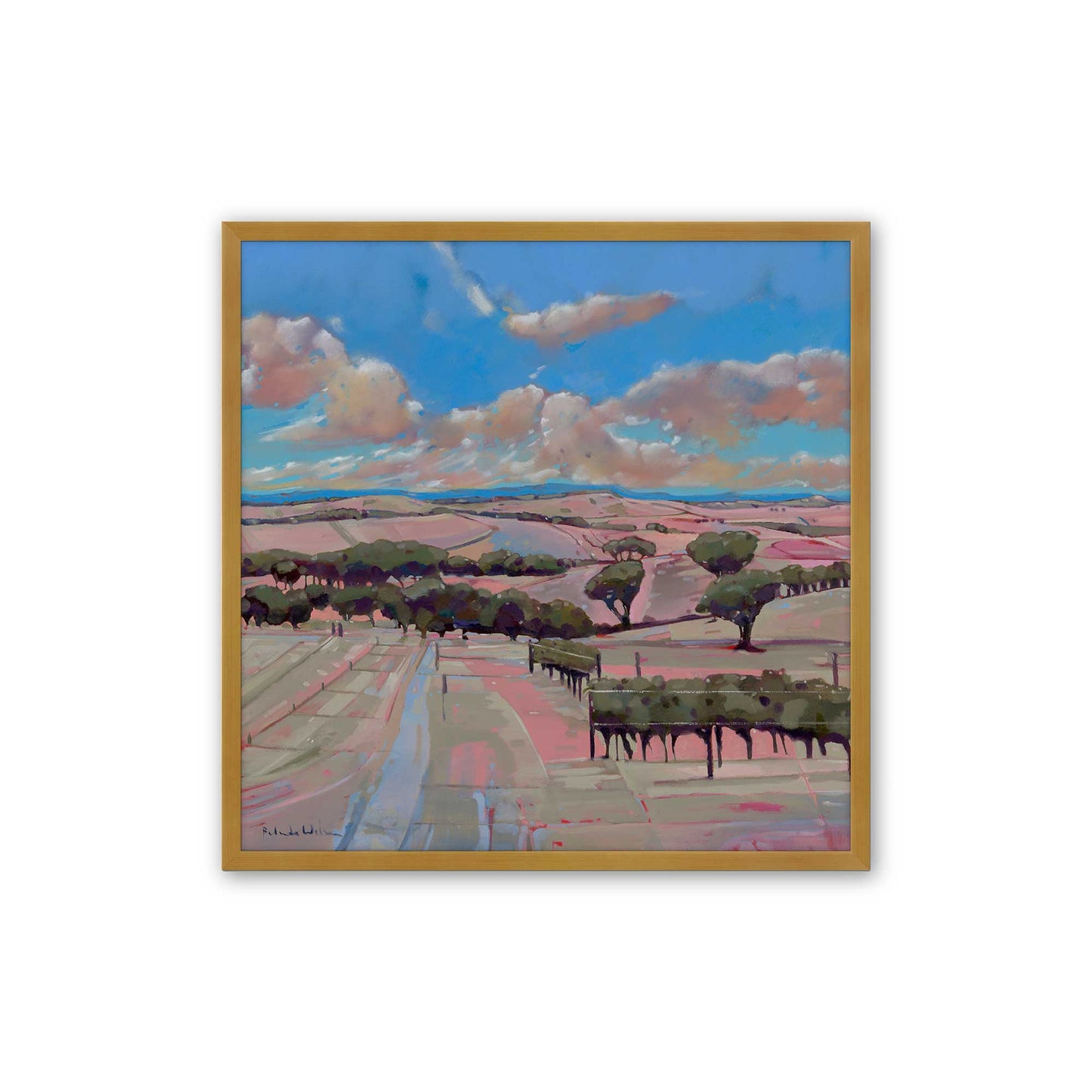 [Color:Polished Gold], Picture of art in a Polished Gold frame