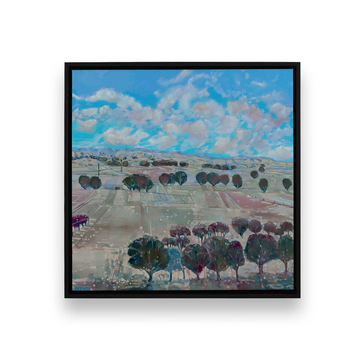 [Color:Satin Black], Picture of art in a Satin Black frame