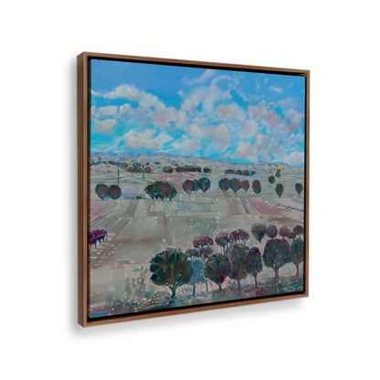 [Color:Walnut], Picture of the corner of the art