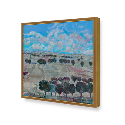 [Color:Polished Gold], Picture of art in a Polished Gold frame of the corner