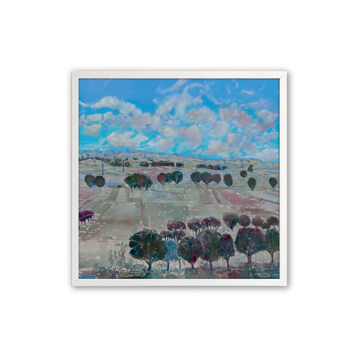 [Color:Opaque White], Picture of art in a Opaque White frame