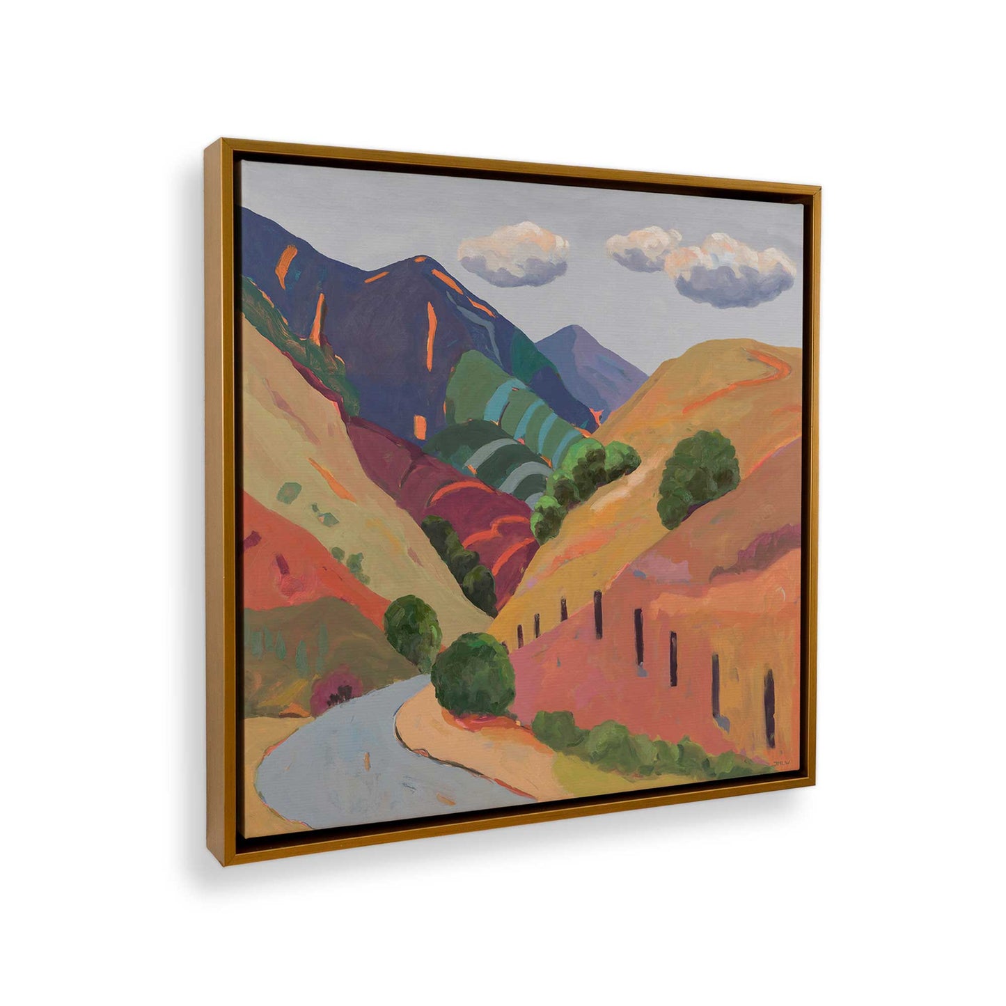 [Color:Polished Gold], Picture of the corner of the art