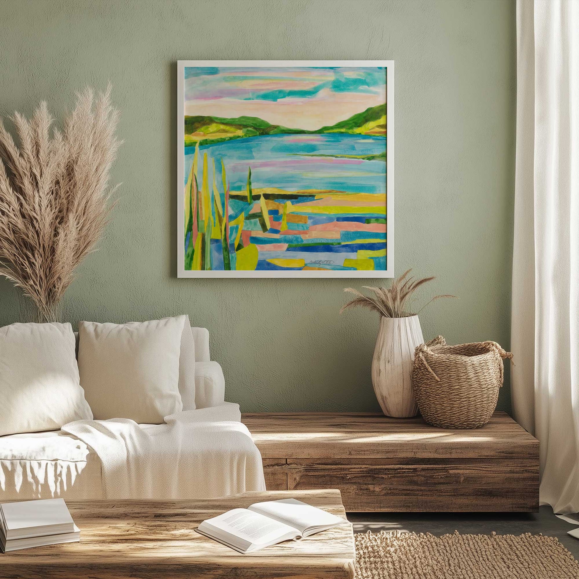 Picture of art in a room