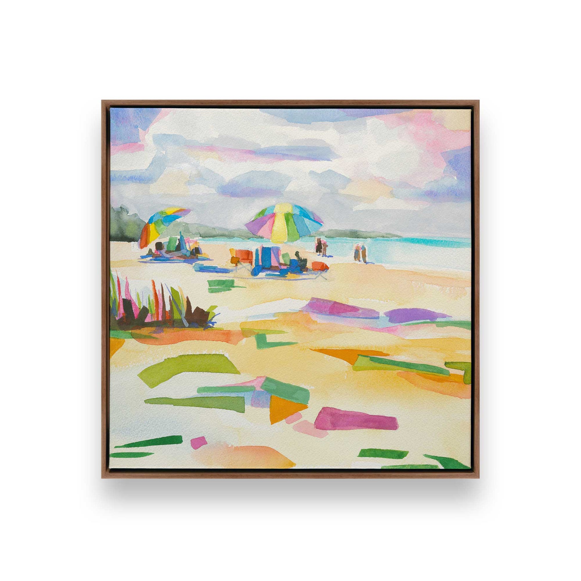 [Color:Walnut], Picture of art in a Walnut frame
