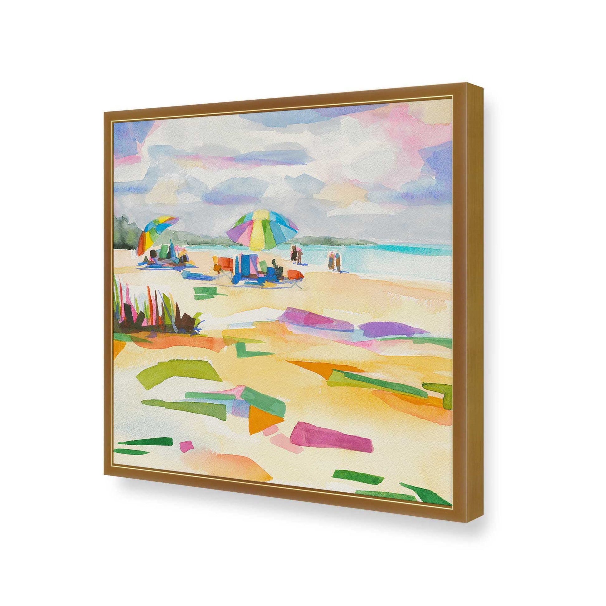 [Color:Polished Gold], Picture of art in a Polished Gold frame of the corner